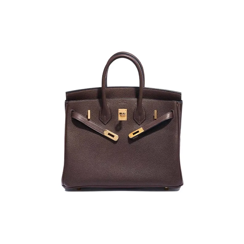 HERMES Birkin Saddle Leather Birkin Bag Handbags Regular Women's 46 Ebony Wood Color-2