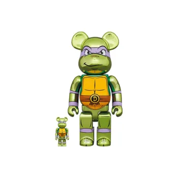 BE@RBRICK DONATELLO CHROME Ver. 100% & 400%