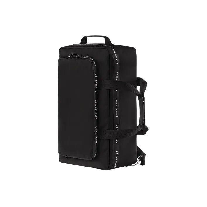 LONGCHAMP Le Pliage Energy Cow Leather Trim Portable Backpack Travel Bag Small Size Men's Black-1