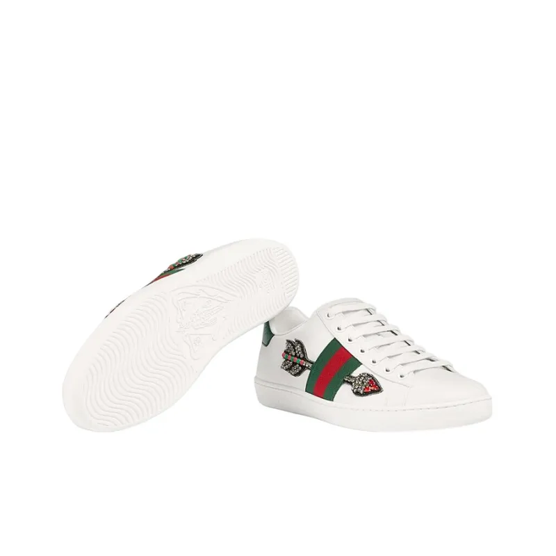 GUCCI Women's Ace Embroidered 'Arrow' Women's-4