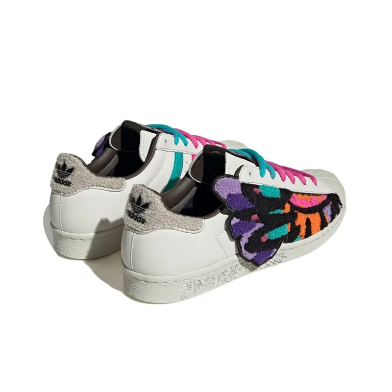 Adidas Originals Superstar 80s X Han Meilin 'White Black Pink'-2