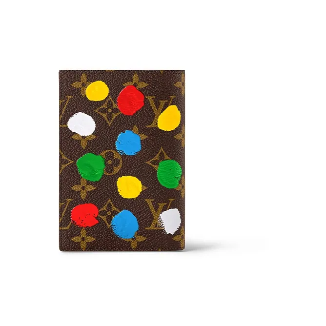 LOUIS VUITTON X Yayoi Kusama Passport Cover Monogram Multicolor-2