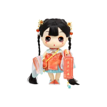 Ddung Winter Camellia Good Luck Koi Fish Dress Up Doll Ball Jointed Dolls 18cm
