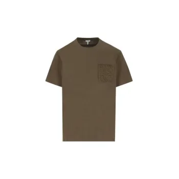 LOEWE Debossed Anagram Cotton T Shirt