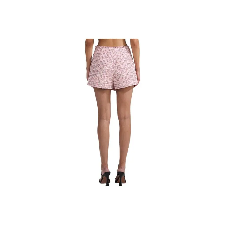 Self portrait Casual Short Skirts Women's Pink-1