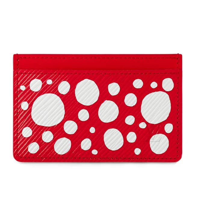 LOUIS VUITTON X Yayoi Kusama Card Holder Red/White-2