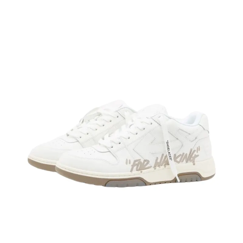 OFF WHITE Out Of Office For Walking Sneaker 'White Tan'-3