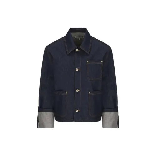 LOEWE Denim Jackets Women's Blue