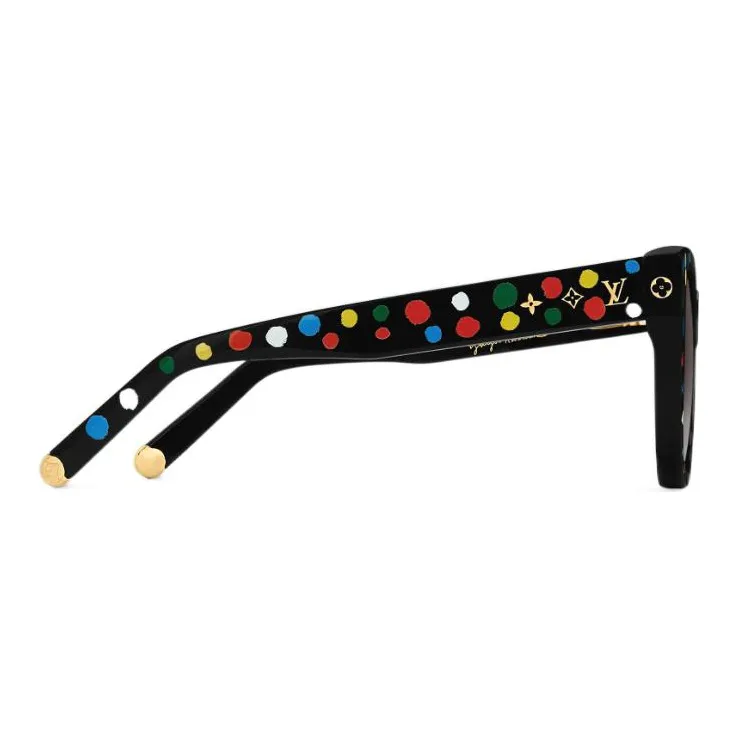LOUIS VUITTON X Yayoi Kusama My Monogram Square Painted Dots Sunglasses-2
