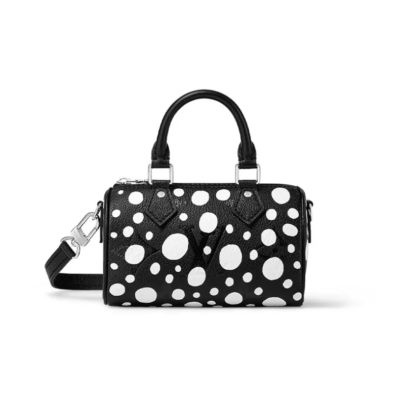 LOUIS VUITTON X Yayoi Kusama Nano Speedy Black/White-0