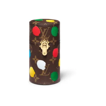 LOUIS VUITTON X Yayoi Kusama Handpainted Dots 100ml Travel Case Monogram Multicolor