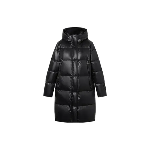 DIALOGUE Down Jackets Women's Elegant Black