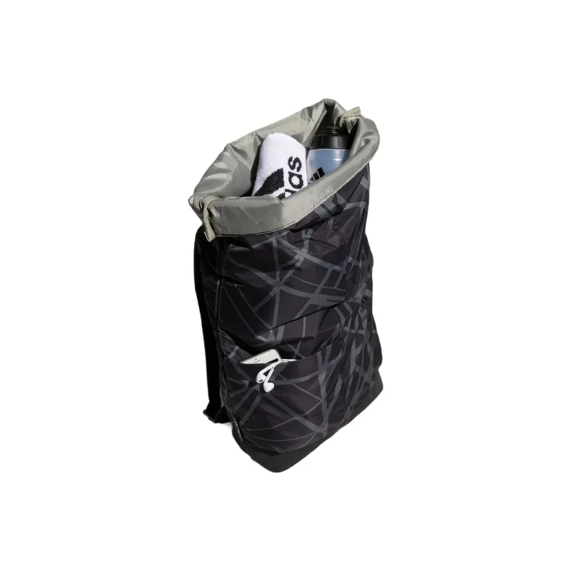 Adidas Wuji Series Polyester Backpack Regular Unisex Black-3