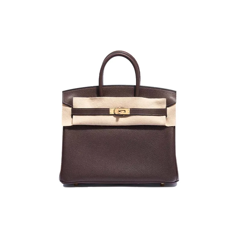 HERMES Birkin Saddle Leather Birkin Bag Handbags Regular Women's 46 Ebony Wood Color-1