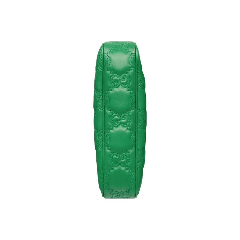 GUCCI GG Matelassé Leather Mahjong Shoulder Bag Shoulder Bags Handbags Women's Green-8
