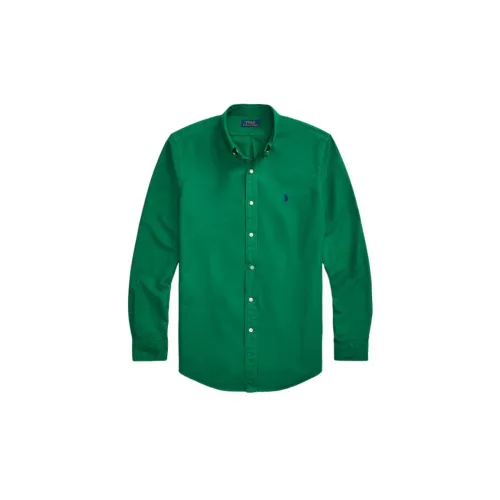 Polo Ralph Lauren Shirts Men Emerald Green