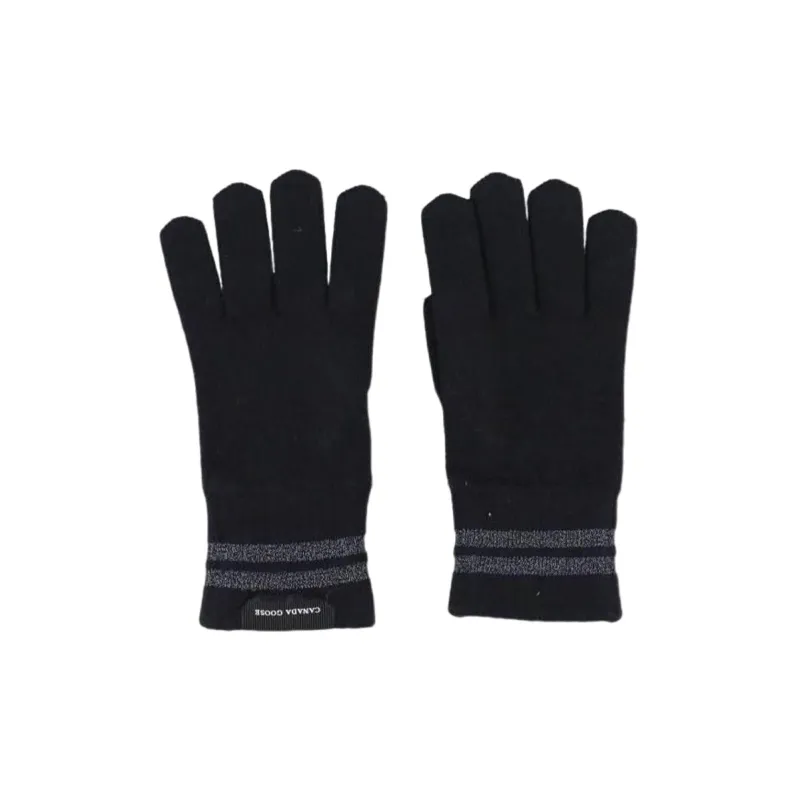 Canada Goose Knit Gloves Unisex Black-0