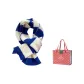 DB-DWS1086-F (Blue White Stripes+Christmas Box)