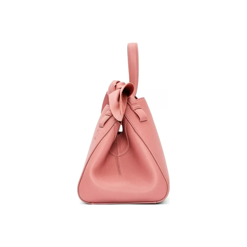 LOEWE Hammock Nugget Nappa Cow Leather Portable Crossbody Bag Shoulder Bag Women's Pink-3