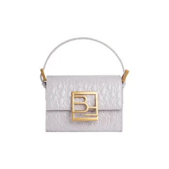By Far Fran Crocodile embossed Tote Bag