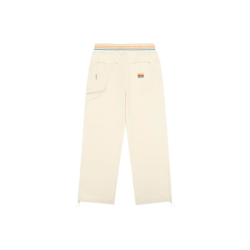 MostwantedLab Classic Rainbow Casual Pants Unisex Ecru-1