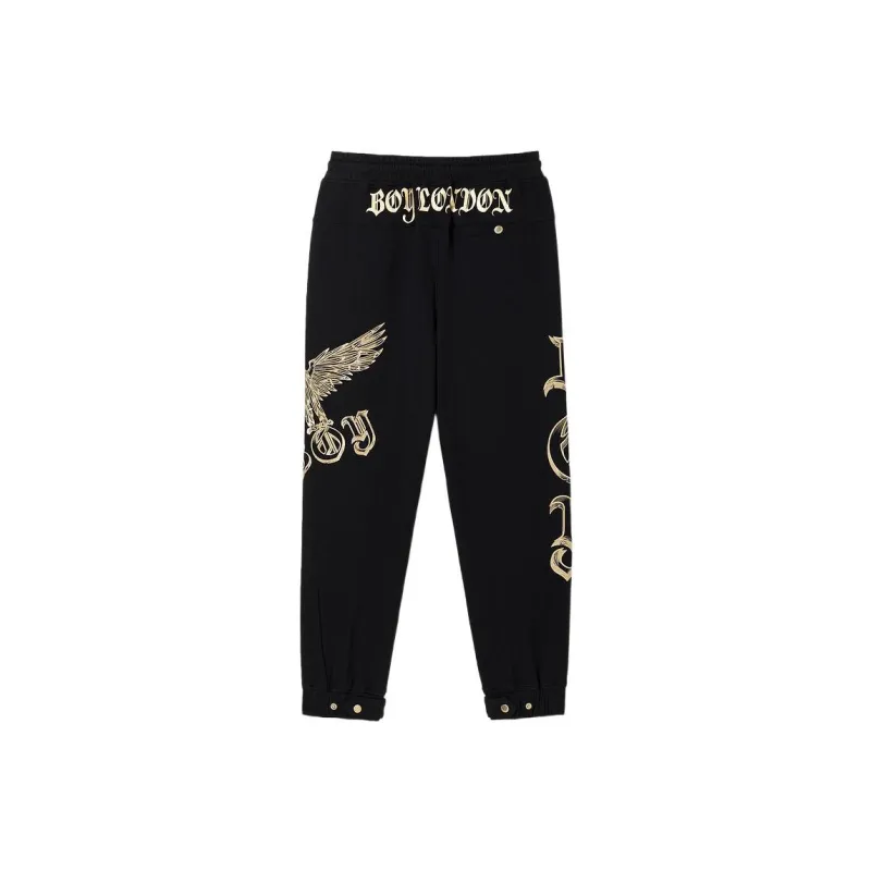 Boy London Knitted Sweatpants Unisex Black-1