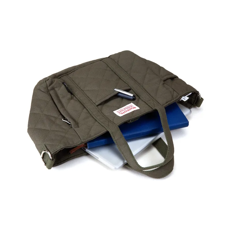 ROOTOTE Cotton Shoulder Bag, Crossbody Bag, Handbag Regular Women's Gray/Green/Red/Black-10