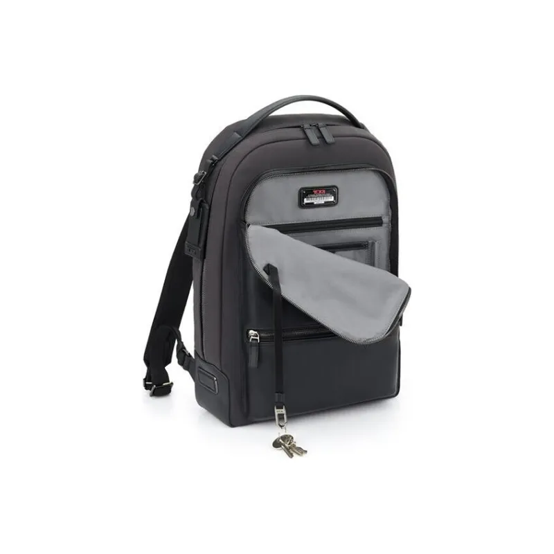 TUMI TUMI Harrison Nylon Backpack Regular Men's Black Gray Color Patchwork-3