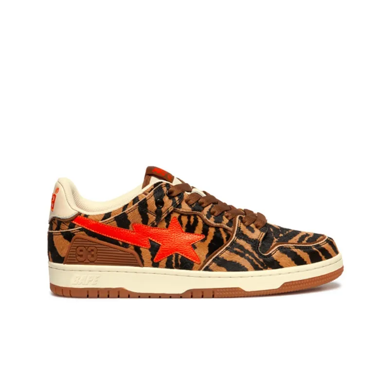 A BATHING APE Sk8 Sta 'Black Brown'-1
