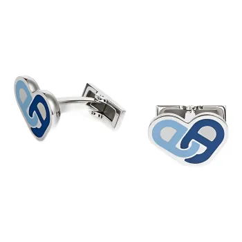 HERMES Cufflinks Men Blue