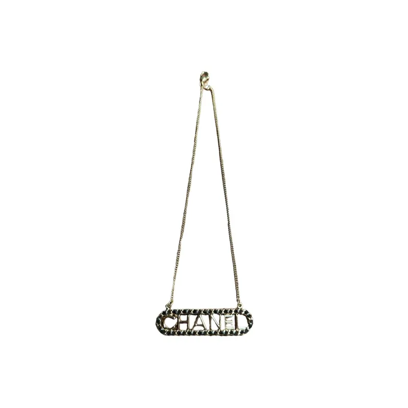 CHANEL Necklaces Unisex Gold-1
