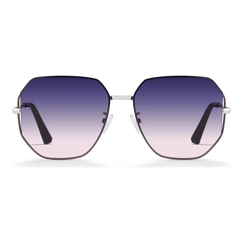MUYKUY Stainless Steel Irregular Shape Sunglasses Unisex-5