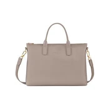 LONGCHAMP Le Foulonné Leather Briefcase