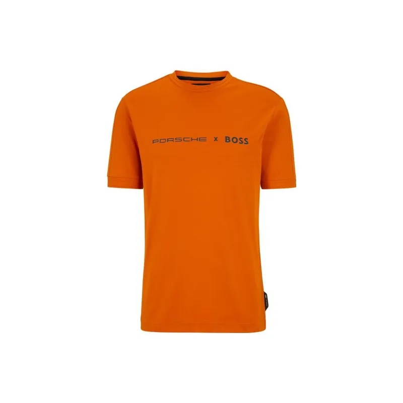 Porsche X HUGO BOSS T-Shirts Men Orange-0