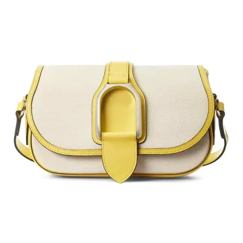 Polo Ralph Lauren Welington Canvas With Calfskin Crossbody Bag, Shoulder Bag Women's