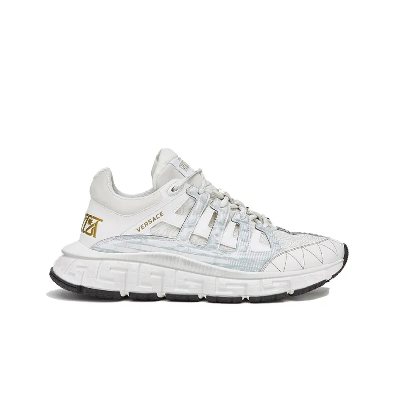 VERSACE Trigreca Low Top White Light Blue-1