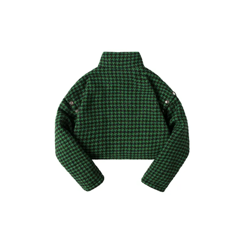 MEETLADY Cropped Coats Women's-5