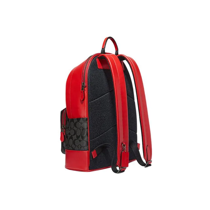 COACH Westway Backpack Large Size Men's Red-1
