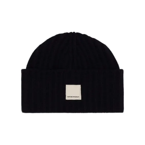 EMPORIO ARMANI Beanies Men Black