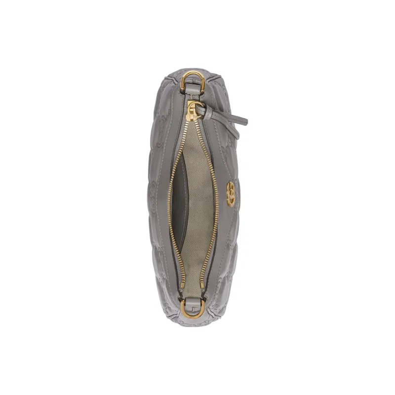 GUCCI GG Matelassé Leather Pochette, Shoulder Bag Shoulder Bag, Handbag Women's Gray-6