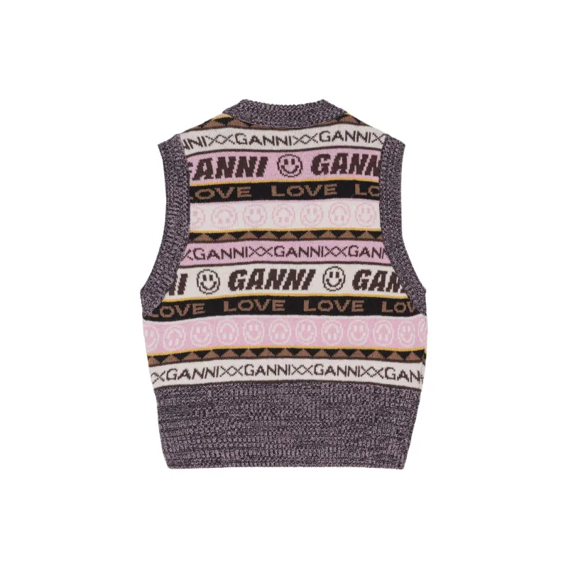 GANNI Vests Women's Multicolor-1