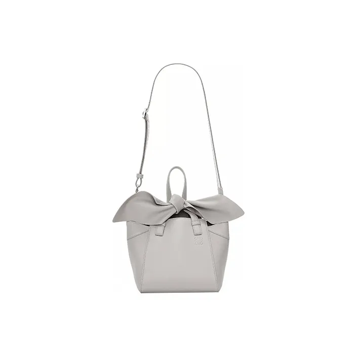 LOEWE Hammock Nugget Nappa Cow Leather Crossbody Bag Shoulder Bag Regular Women's Gray-1