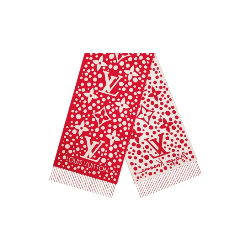 LOUIS VUITTON Infinity Dots Knit Scarves Women's-1