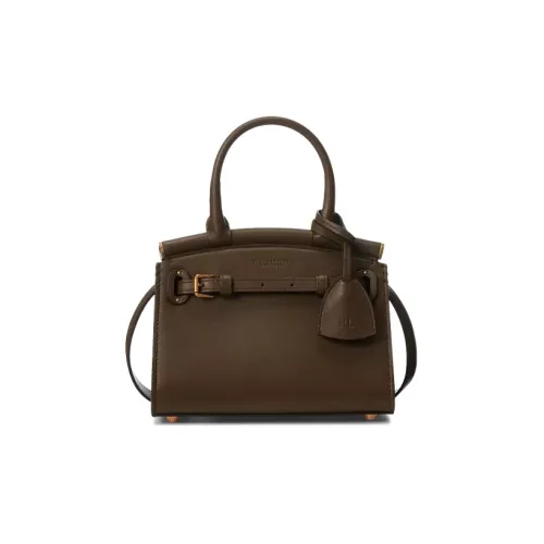 Polo Ralph Lauren RL50 Calfskin Shoulder Bag Crossbody Bag Handbag Mini Women's Olive Green