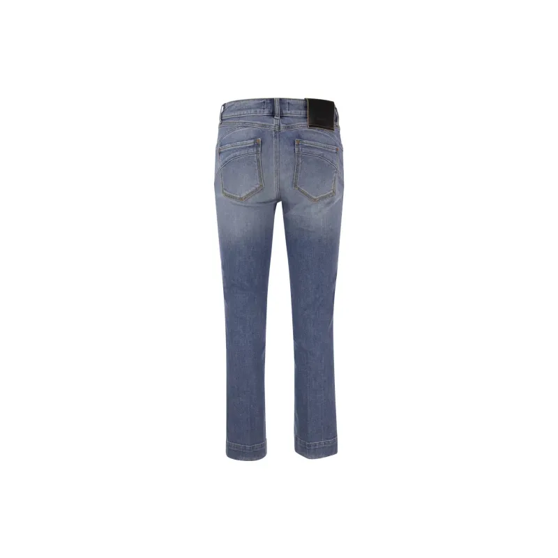 SportMax Logo Patch Flared Jeans-1