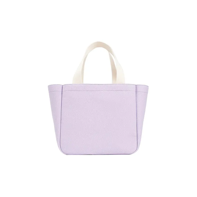 JW Anderson Canvas With Leather Detail Tote Bag Shopping Bag Canvas Bag Handbags Women's Pink/Purple-2