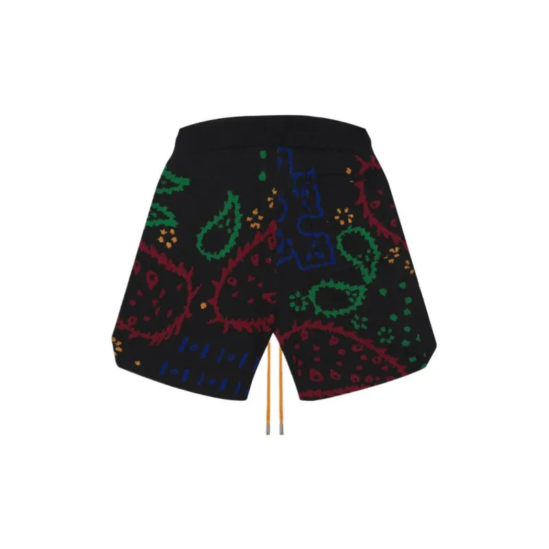 RHUDE Casual Shorts Men Black-1
