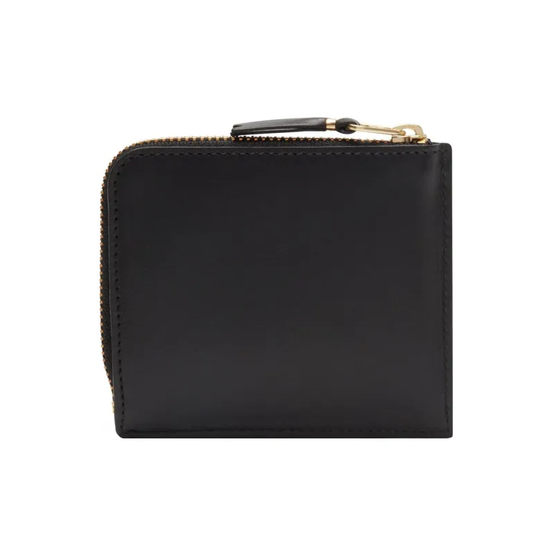 CDG Cow Leather Wallet Women's Black-2