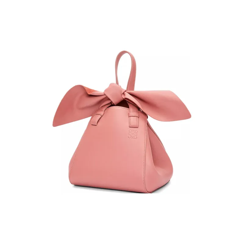 LOEWE Hammock Nugget Nappa Cow Leather Portable Crossbody Bag Shoulder Bag Women's Pink-1