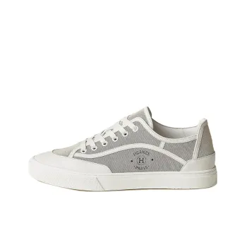 HERMES Get Low Top Stylish Skateboarding Shoes Men's Purple White